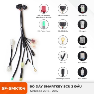 Dây điện Smartkey 2 đầu AB16-18 cho SCU Remote K59 (2 nút ) SunFa