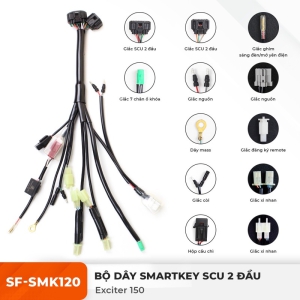 Dây điện Smartkey 2 đầu Ex150 cho SCU Remote K59 (2 nút ) SunFa