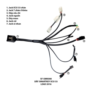 Dây điện Smartkey 33 chân Lead 2016 SunFa