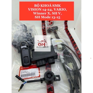 Bộ khóa smartkey Vision 14-23, Vario 2016-2023, Sh V, Lead 13-18, SH Mode 2013-2015 Winner X, PCX 2014, Beat remote K59