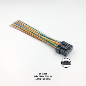Dây ghim ECU, ECM ( Giắc IC) xe Lead 110 2010 33 chân 
