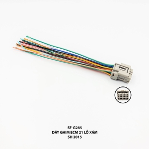 Dây ghim ECU ( Giắc IC) xe SH Việt 2015 21 chân lỗ xám