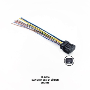 Dây ghim ECU, ECM ( Giắc IC) xe SH Việt 2015 21 chân lỗ đen