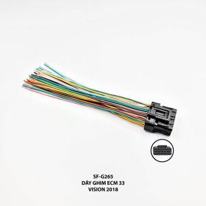 Dây ghim ECU, ECM ( Giắc IC) xe Vision cũ 33 chân