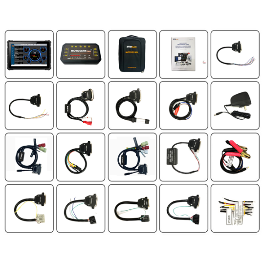 MOTOSCAN TAB - Thiết bị cao cấp xác định lỗi, sửa chữa hệ thống điện và điện tử xe máy thế hệ mới