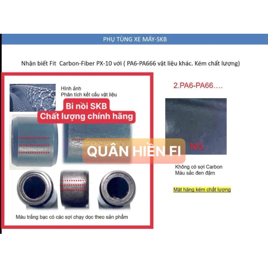 Bi nồi ( con lăn ) Nouvo 4, Nouvo LX ( 20x12x11G ) SKB