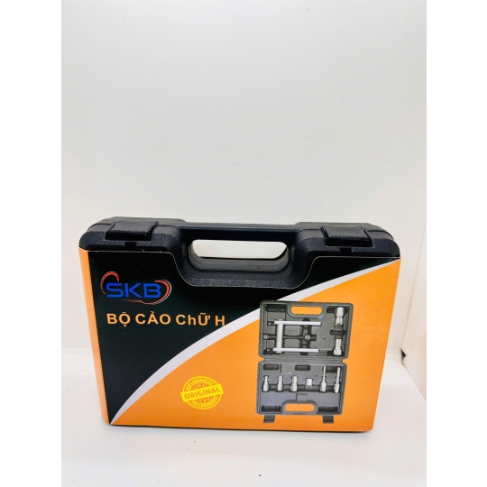 (BẢN MỚI CÓ HỘP) Bộ cảo bạc đạn, vam vòng bi chữ H giếng Inox cao cấp FULL BOX SKB