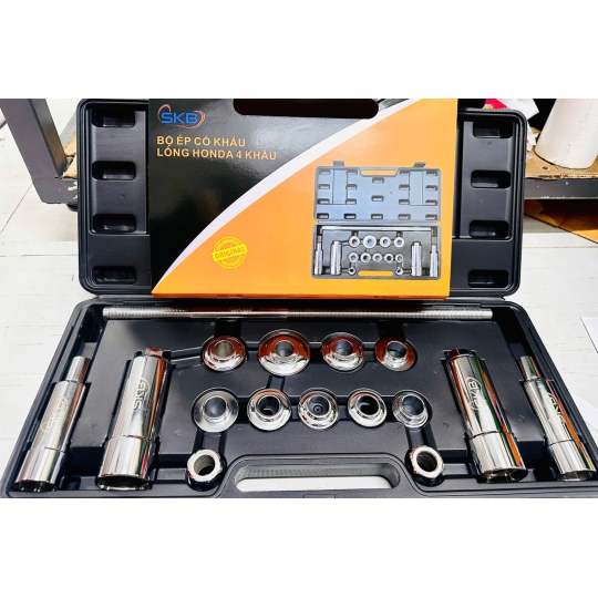 FULL BOX Bộ khẩu tuýp lồng mở tán chén cổ, bát phuốc xe và bộ ép chén cổ ( vam bát phốt ) đầy đủ các dòng xe SKB