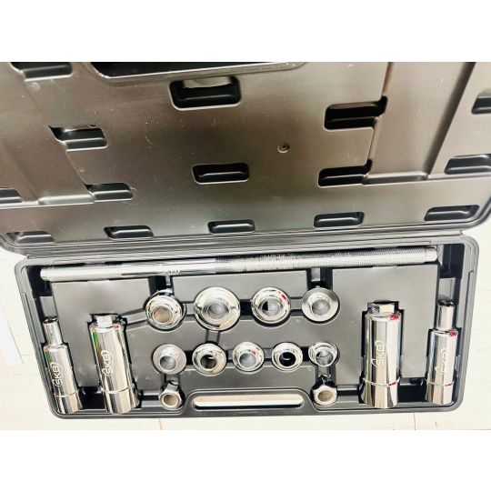 FULL BOX Bộ khẩu tuýp lồng mở tán chén cổ, bát phuốc xe và bộ ép chén cổ ( vam bát phốt ) đầy đủ các dòng xe SKB