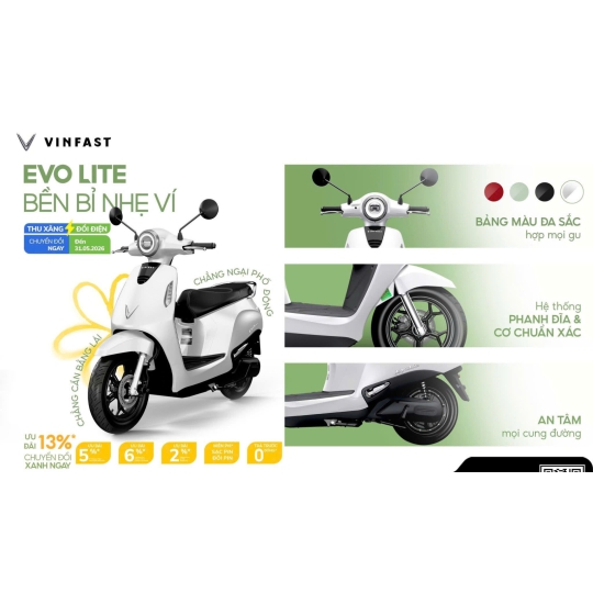 Xe Máy Điện VINFAST EVO LITE
