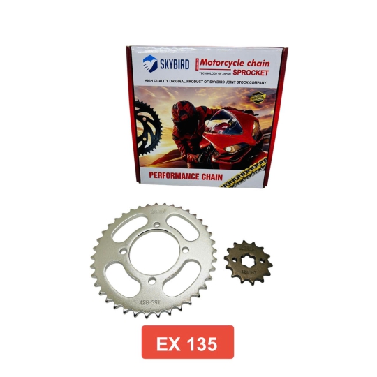 Nhông sên dĩa EXCITER 135 CAO CẤP HIỆU SKYBIRD