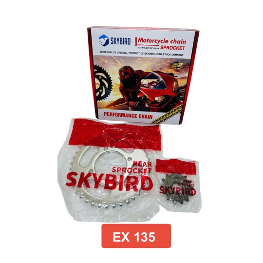 Nhông sên dĩa EXCITER 135 CAO CẤP HIỆU SKYBIRD