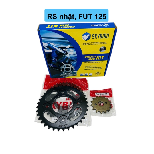 Nhông sên dĩa RS NHẬT, FUTURE 125 HIỆU SKYBIRD