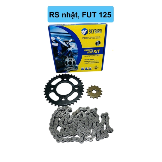 Nhông sên dĩa RS NHẬT, FUTURE 125 HIỆU SKYBIRD