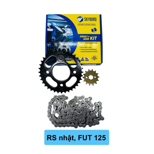 Nhông sên dĩa RS NHẬT, FUTURE 125 HIỆU SKYBIRD