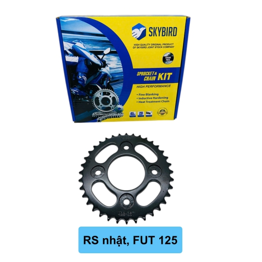 Nhông sên dĩa RS NHẬT, FUTURE 125 HIỆU SKYBIRD