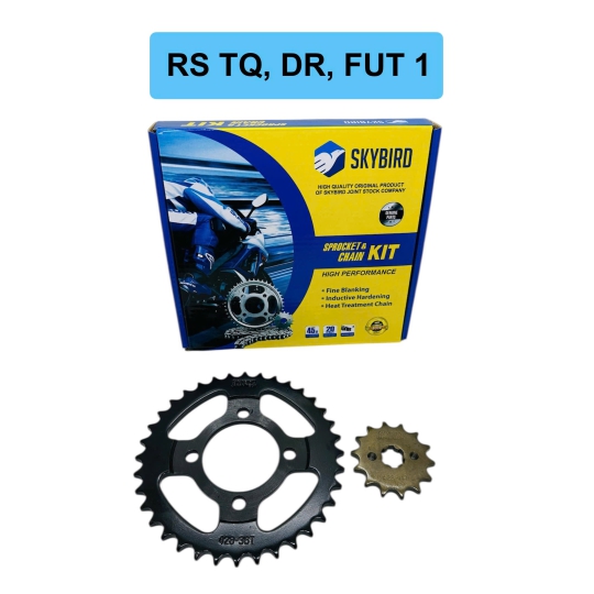 Nhông sên dĩa RS TQ, DREAM, FUT 1 MẠ CROM HIỆU SKYBIRD