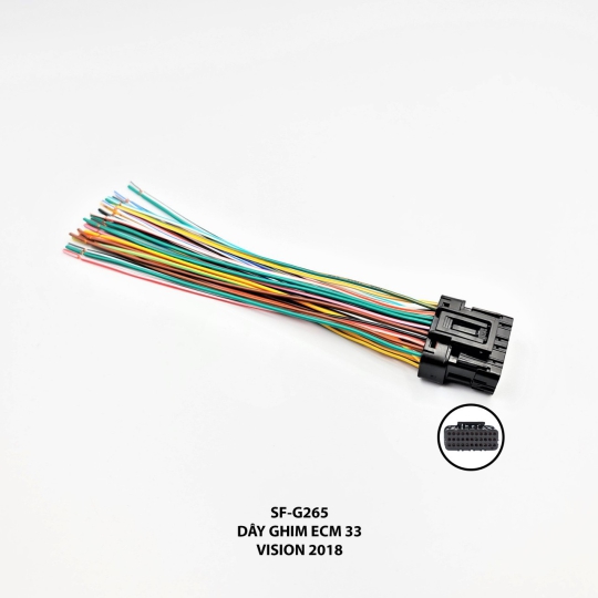 Dây ghim ECU, ECM ( Giắc IC) xe Vision 2O18 33 chân 